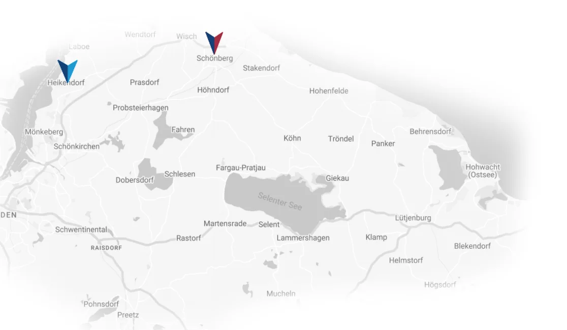 Einzugsgebiet der Küstenapotheken rund um Schönberg und Heikendorf